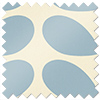 Orla Kiely Two Colour Stem, Powder Blue - Twist&Fit Roman Blind